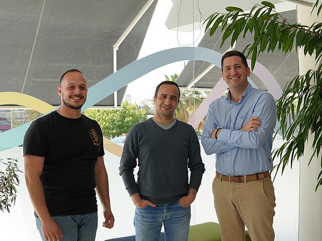 A team of three O&M employes in Greece